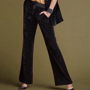 CAbi Hostess Trouser Pull-On Pants Crushed Velvet